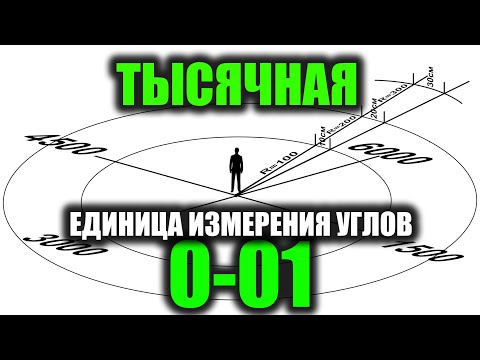 Видео: Тысячная — единица измерения углов.