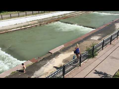 Видео: Алматы. Карантин. Атакент и река Большая Алматинка.