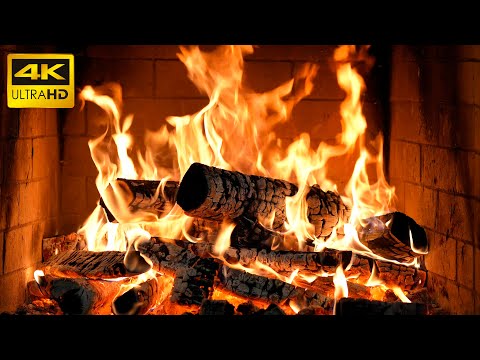 Видео: 🔥 Вечера у камина: горящие поленья, треск и спокойствие полного расслабления (Fireplace 4K)