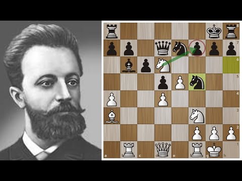 Видео: Михаил Чигорин ГРОМИТ гамбитом ЭВАНСА Стейница! Шахматы.