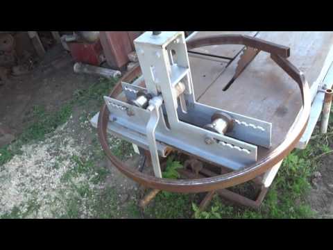 Видео: Трубогиб самодельный. Homemade Roller Bender