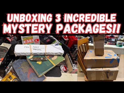 Видео: Распаковываем 3 удивительных загадочных посылки!