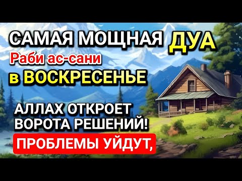 Видео: САМАЯ СИЛЬНАЯ ДУА в ВОСКРЕСЕНЬЕ! РИЗК, БОГАТСТВО, УСПЕХ, СЧАСТЬЕ!