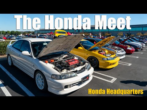 Видео: Масштабная встреча Honda Meet прошла в штаб-квартире Honda в Южной Калифорнии