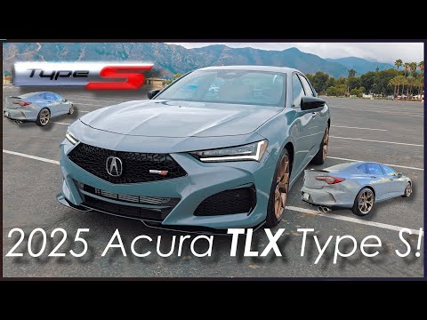 Видео: Acura TLX Type S 2025 года — потрясающий покоритель каньонов?! РЕАЛЬНЫЙ ОБЗОР КАЧЕСТВА! #acuratlx...