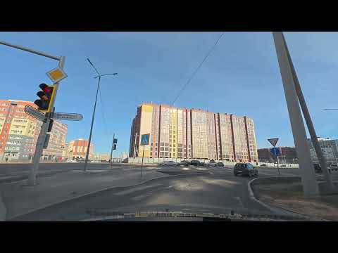Видео: Астана 19.04.2025 Ж.Нәжімеденов және Ұлы дала көшесі