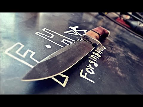 Видео: сделать походный нож