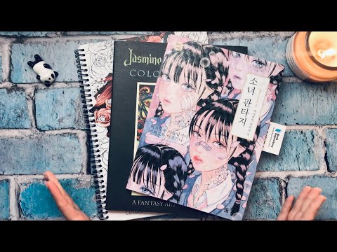 Видео: Начинаю новые раскраски.Dunkelbunt by Sarah Richter, Girl Fantasy Pegacon's, Jasmine Becket Griffith