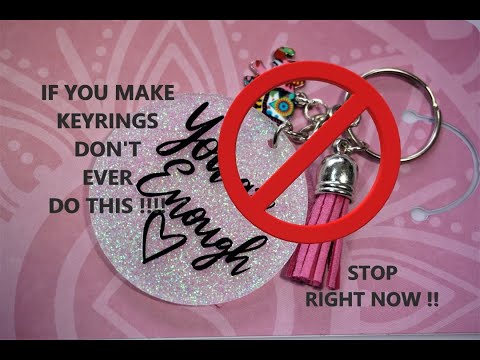 Видео: СТОП! Никогда не используйте УФ-смолу в качестве герметика для брелоков/колец! Посмотрите, и я по...