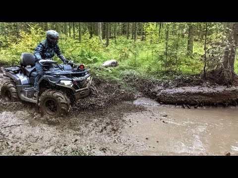 Видео: CFmoto X6 2022 на 28 колёсах vs Lassesring трасса