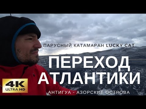 Видео: Переход Атлантического Океана на парусном катамаране (видеодневник)