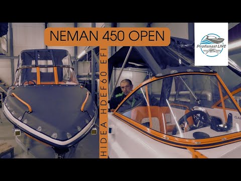 Видео: Стиль🔶 Неман 450 Open с мотором Hidea 60 EFI