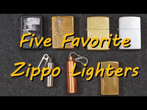 Видео: Мои 5 любимых зажигалок Zippo