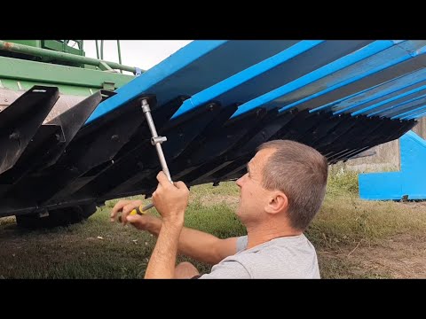 Видео: Приставка на жатку John Deere