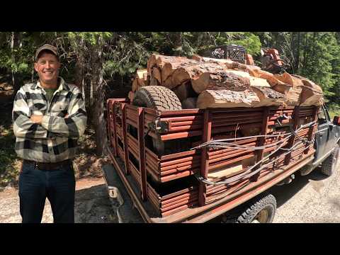 Видео: Горные дрова в дикой местности (тяжелая работа, которую большинство людей пропускают)