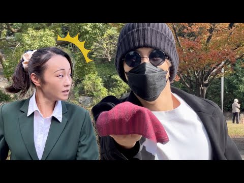 Видео: Подозрительный человек гонится за ним с платком.