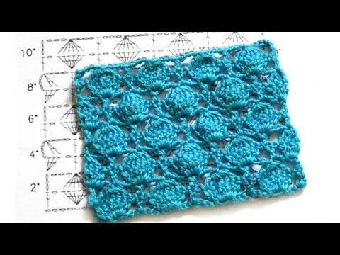 Видео: Ажурный узор с разбором схемы