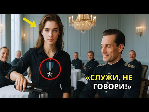 Видео: Её заставили носить подносы для генералов — пока один не заметил, что на ней Серебряная Звезда
