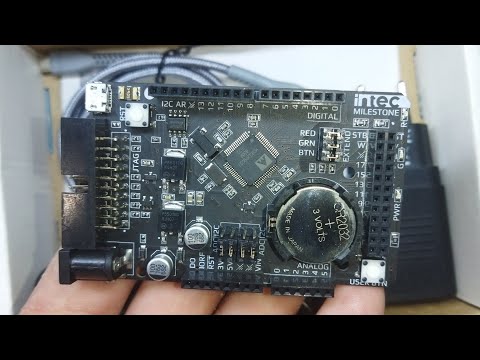 Видео: МК от Миландр К1986ВЕ92QI на плате Milestone | краткий обзор