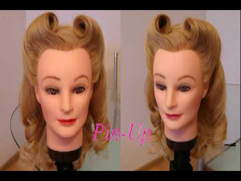 Видео: Причёска в стиле: Pin up. Видео-урок
