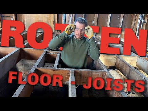 Видео: Замена гнилых балок пола