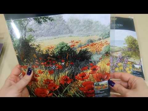 Видео: Вышивка крестом. Мои радостные покупки Anchor Maia и Dimensions)))