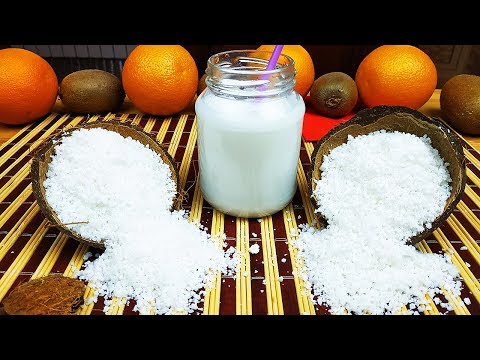 Видео: Как ИЗ КОКОСА сделать дома КОКОСОВУЮ СТРУЖКУ и МОЛОКО
