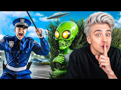 Видео: Скрываем ИНОПЛАНЕТЯНИНА от ПОЛИЦИИ ! *Спасли ПРИШЕЛЬЦА*