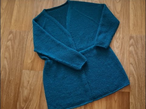 Видео: Готовая работа. Женский кардиган "Идеальный" @OlgaKondratyeva