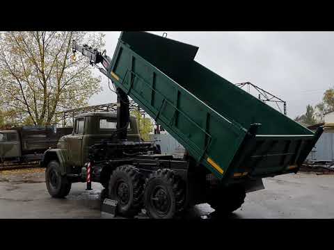 Видео: зил 131 самосвал, манипулятор, дизель краткий обзор