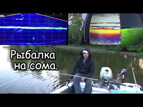 Видео: Клюёт ли сом ночью? Рыбалка на квок . съемки с LiveScope Garmin 16 и простой Lowrance Elite 9ti2