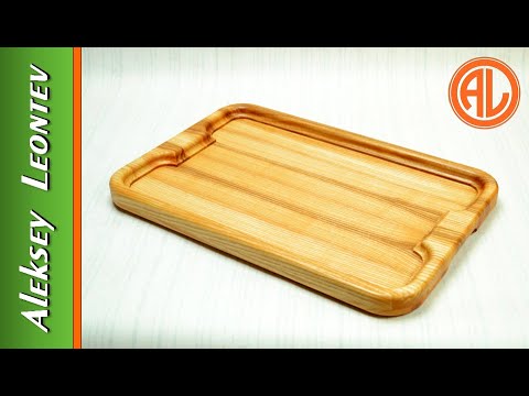 Видео: Поднос из дерева №3 / Making a Wooden Tray #3