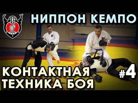 Видео: НИППОН КЕМПО: техника КОНТАКТНОГО Боя – 4.