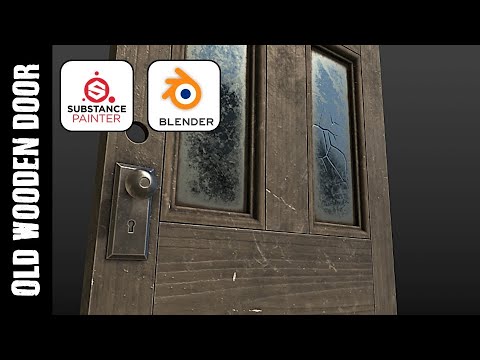 Видео: БЛЕНДЕР И МАЛЯР ПО МАТЕРИАЛАМ: СТАРАЯ ДЕРЕВЯННАЯ ДВЕРЬ (ТЕКСТУРИРОВАНИЕ)