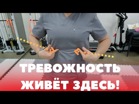 Видео: Тревожность живёт в этих 2 мышцах! Как разорвать порочный круг за 5 минут