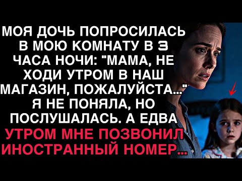 Видео: 😱В НОЧИ ДОЧЬ ПРОШЕПТАЛА: «МАМА, НЕ ХОДИ В МАГАЗИН…» — А УТРОМ ПОЗВОНИЛ ИНОСТРАННЫЙ НОМЕР.