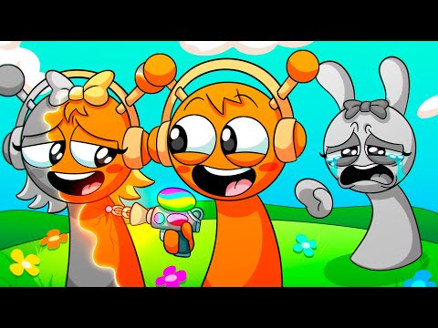 Видео: КРАЖА ЦВЕТА В INCREDIBOX SPRUNKI! | Хорнстромп анимации на русском
