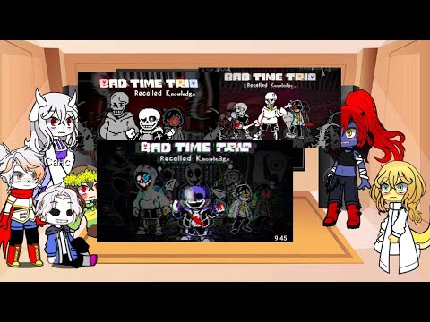 Видео: Undertale react to recalled knowledge phase 1-3 Реакция андертейл на recalled knowledge Фазы  1-3