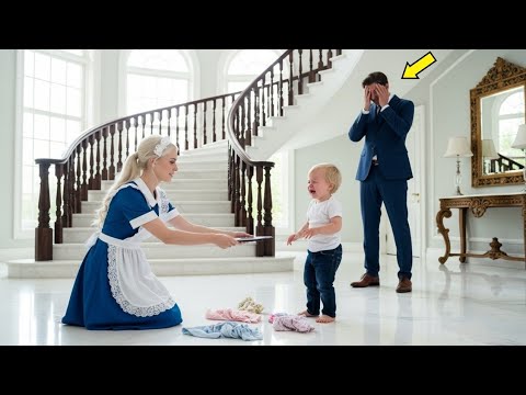 Видео: Все няни сбегали от сына миллионера… Пока не пришла одна горничная и не изменила всё....