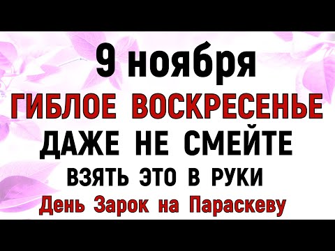Видео: 9 ноября День Зарок на Параскеву. Что нельзя делать сегодня по народным приметам, запреты дня