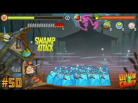 Видео: Прохождение игры Swamp Attack (Android) #50 (Юбилейная победа!)