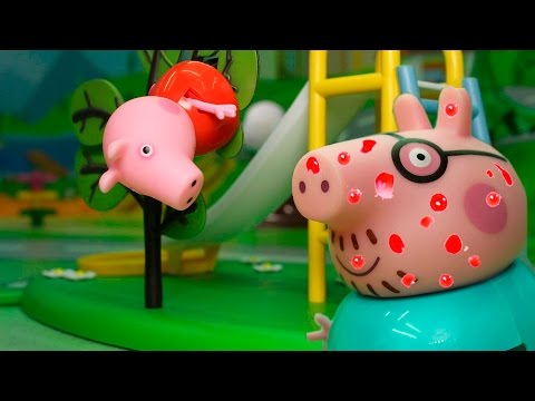 Видео: Видео для детей с игрушками свинка Пеппа! Детский мультик о Дружбе.