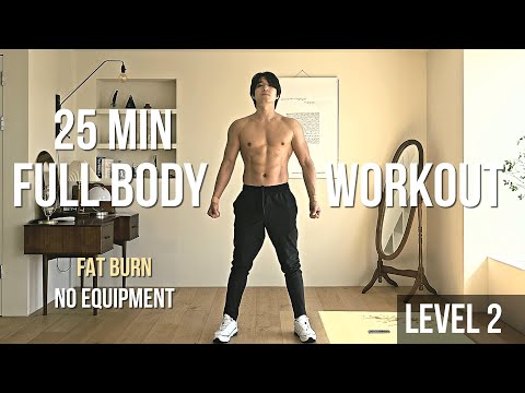 Видео: 25-минутная тренировка всего тела дома | Сжигание жира | Без оборудования | FULL BODY WORKOUT