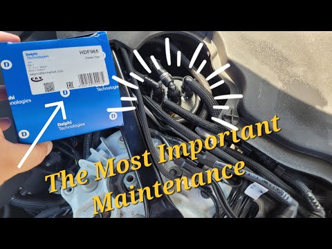 Видео: Как заменить топливный фильтр Land Rover 3.0 Diesel TDV6