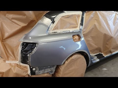 Видео: Body Repair Audi a6 | Body Filler dent Repair | Auto body transformation/ Ремонт кузова к покраске