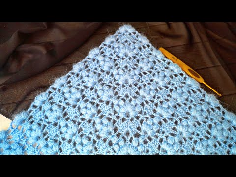 Видео: 🍇Шаль "Виноградные лозы"🍇Узор для шали и бактуса🍇Crochet shawl🍇