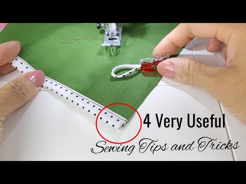 Видео: 🌟 4 полезных совета по шитью для любителей шитья | Швейные Головоломки # 43