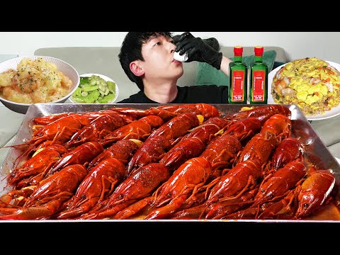 Видео: Острые жареные раки!!🔥 Фантастический вкус MUKBANG REALSOUND ASMR EATINGSHOW