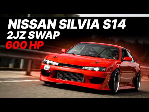 Видео: 600HP 2JZ NISSAN SILVIA - універсальний корч?