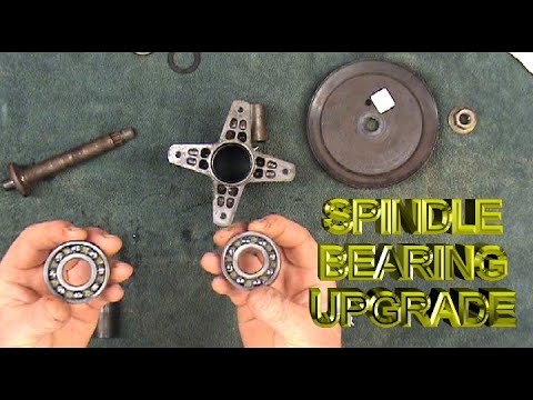 Видео: Модернизация подшипника шпинделя палубы Cub Cadet Husqvarna John Deere Troy bilt